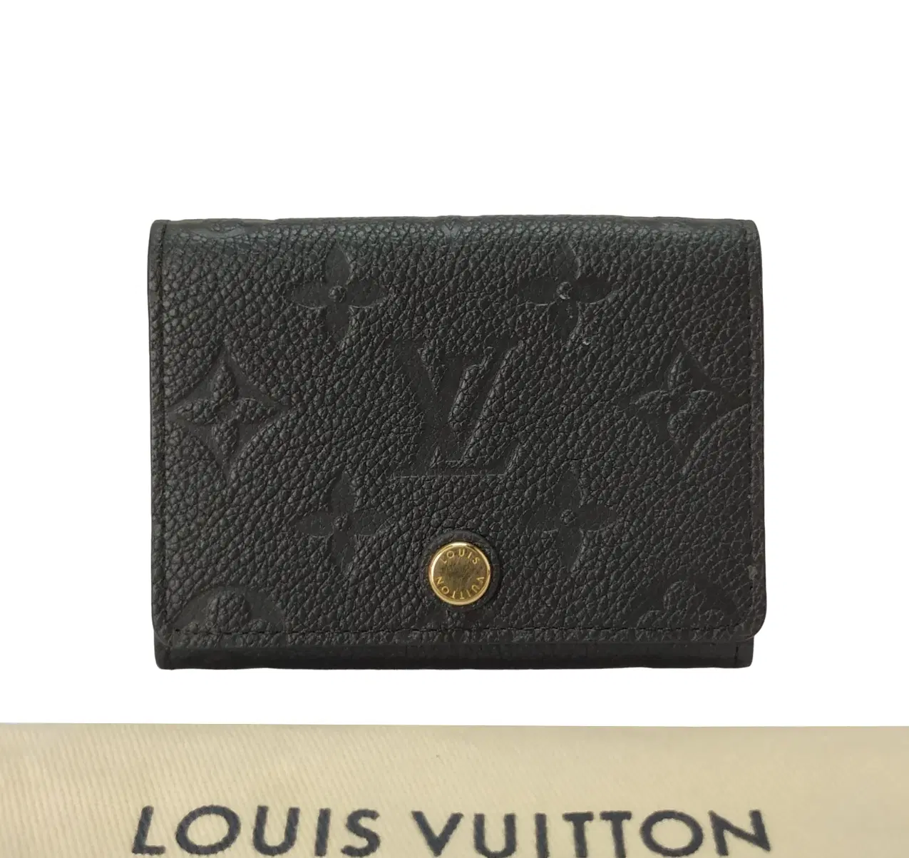 Louis Vuitton Monogram Empreinte Leather Business Card Holder Wallet