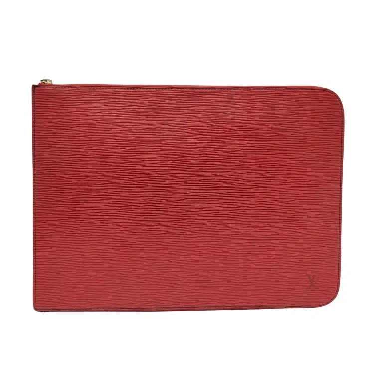 Louis Vuitton Poche Documents Red Epi Leather Portfolio Case-Hover-Image