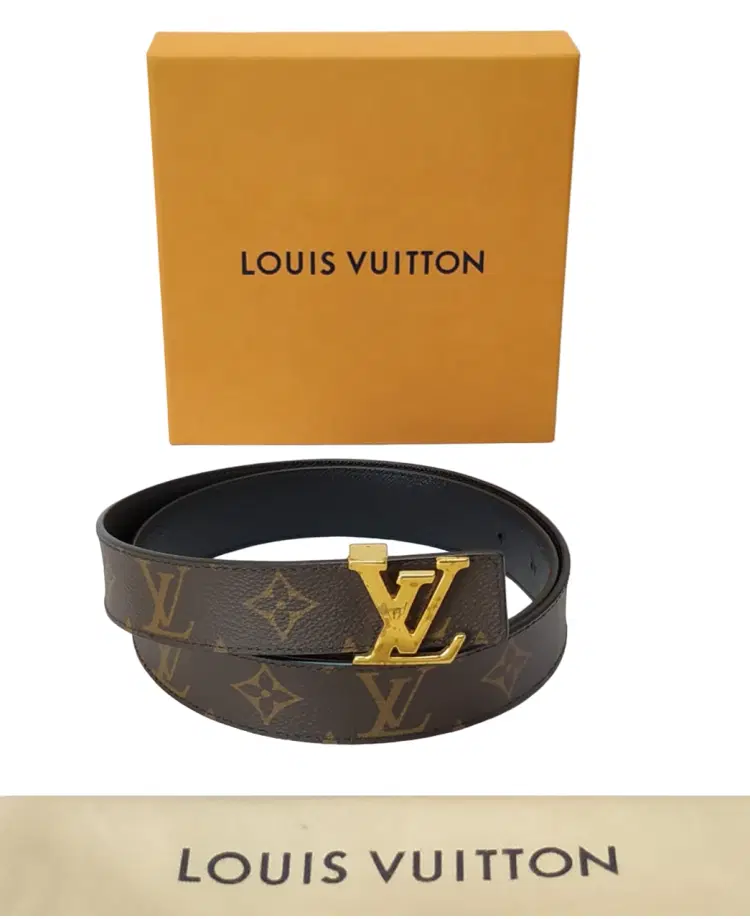 Louis Vuitton Monogram Canvas LV Initiales 30mm Reversible Belt-Hover-Image