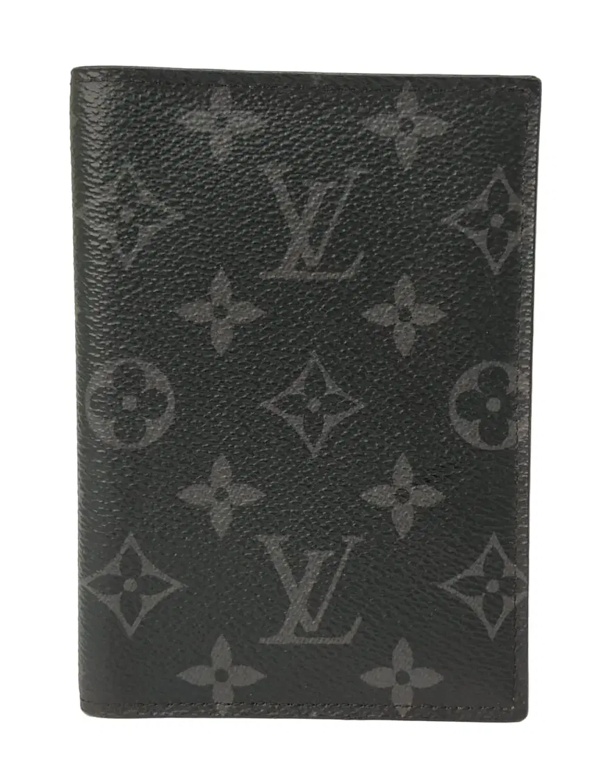 Louis Vuitton Monogram Eclipse Canvas Passport Cover