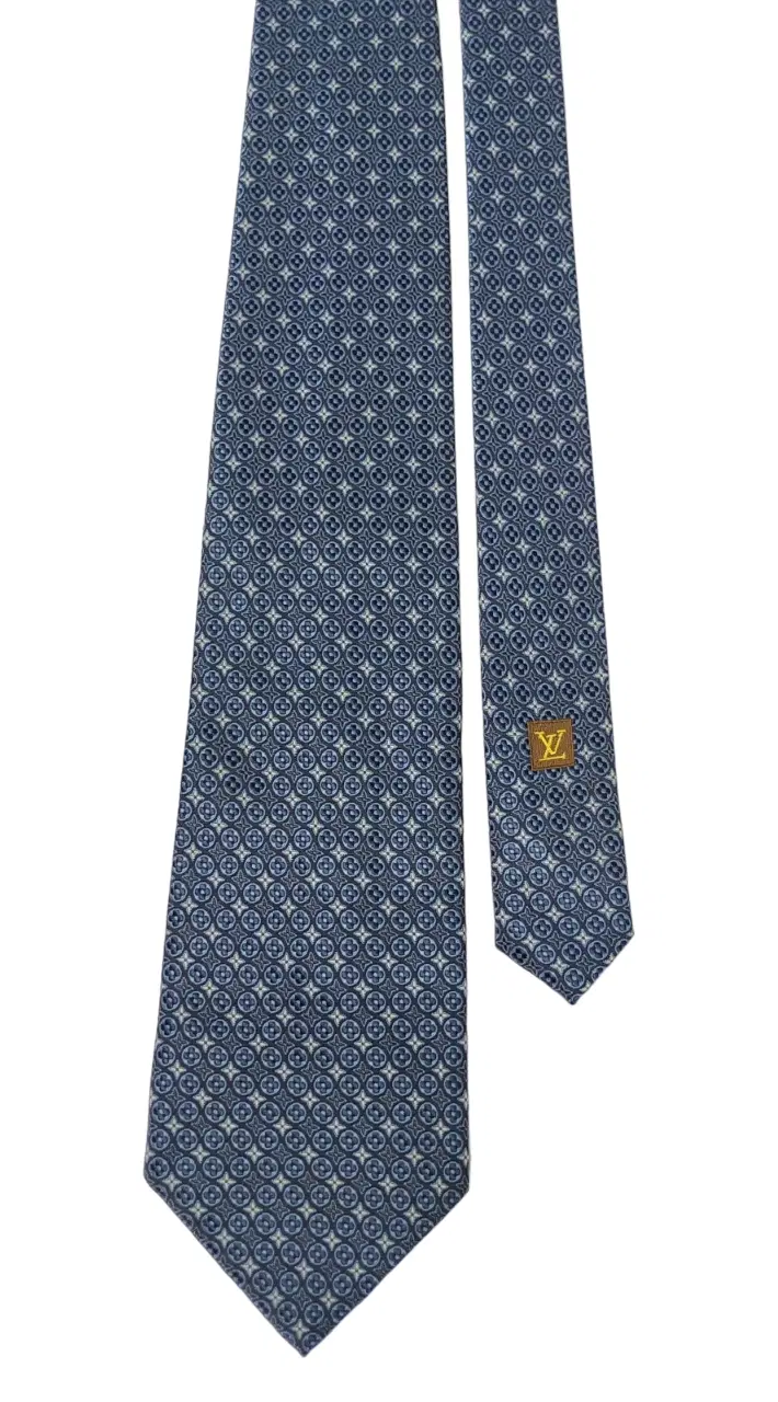 Louis Vuitton Blue Tie-Hover-Image
