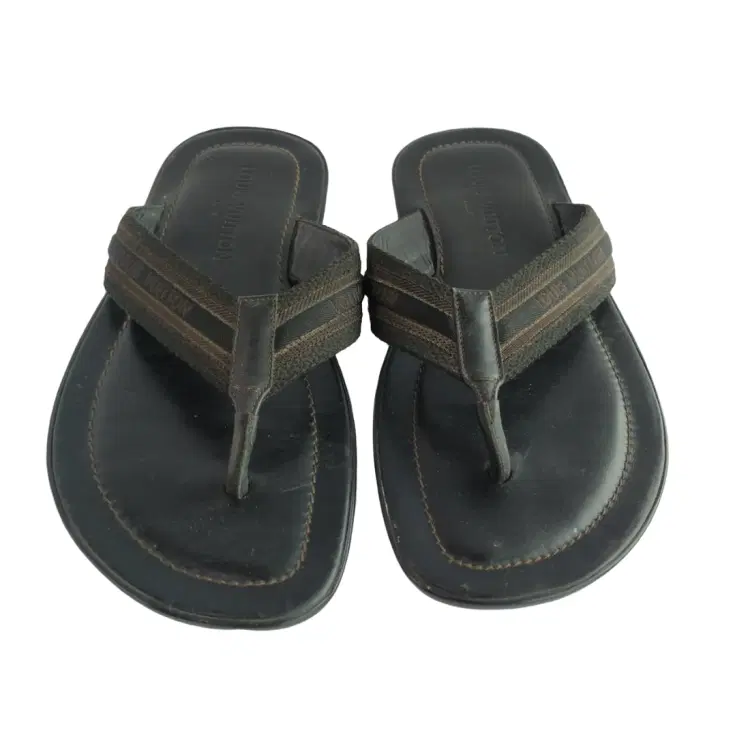 Louis Vuitton Black Leather Sandal-Hover-Image