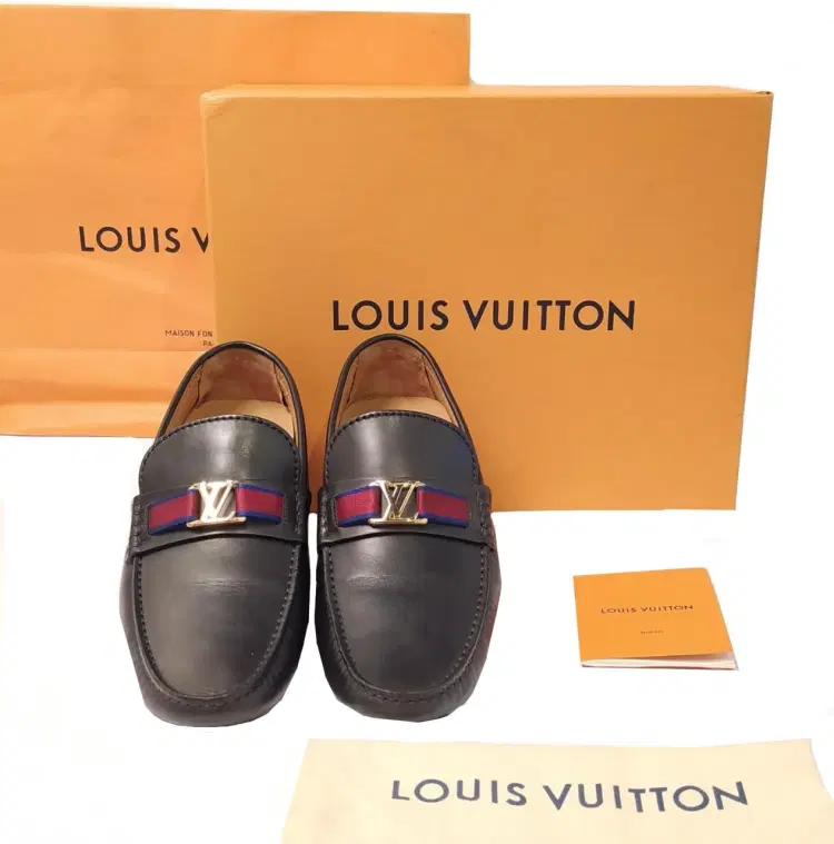 Louis Vuitton LV Initials Bicolor Ribbon Hockenheim Moccasin-Hover-Image