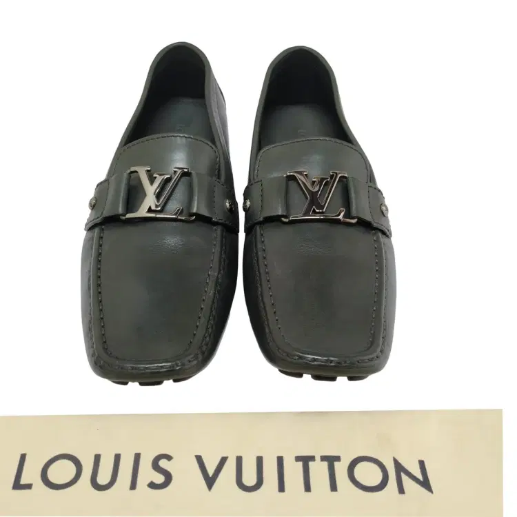 Louis Vuitton Bottle Green Monte Carlo Moccasins Driving Loafer-Hover-Image