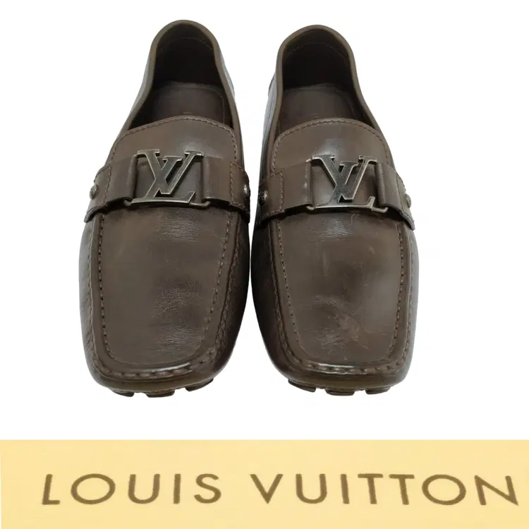 Size 9.5 - Louis Vuitton Brown Monte Carlo Moccasins Driving Loafer-Hover-Image