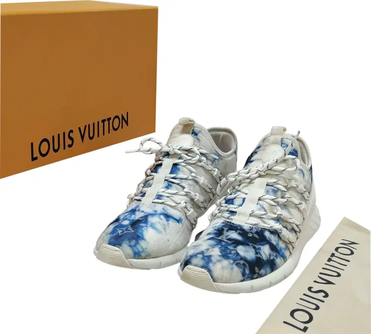 Size 9 - Louis Vuitton Monogram Denim Tie Dye Fastlane Sneakers-Hover-Image