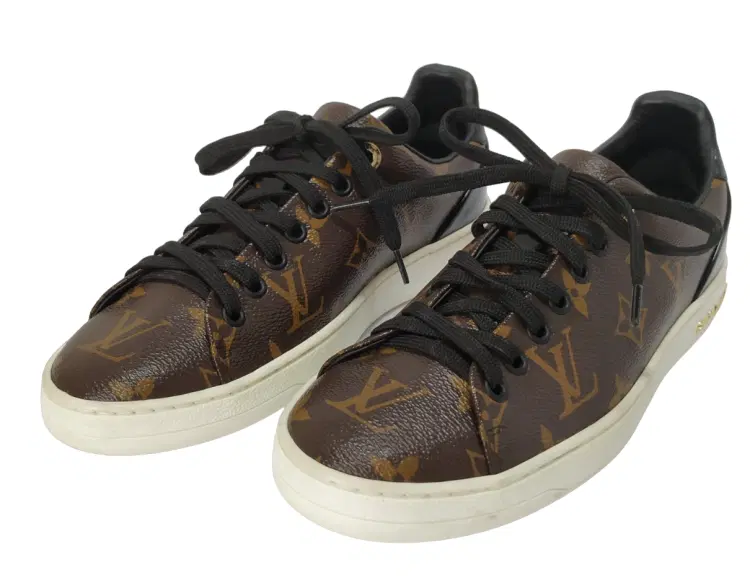 Size 36.5 - Louis Vuitton Monogram Coated Canvas Frontrow Sneakers-Hover-Image