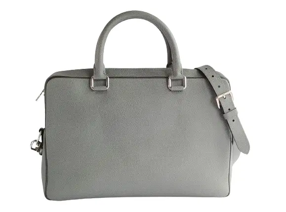 Louis Vuitton Glacier Taiga Leather Porte Documents Business Briefcase MM Bag