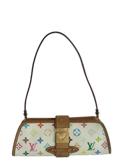 Louis Vuitton White Monogram Multicolor Shirley Bag-Hover-Image