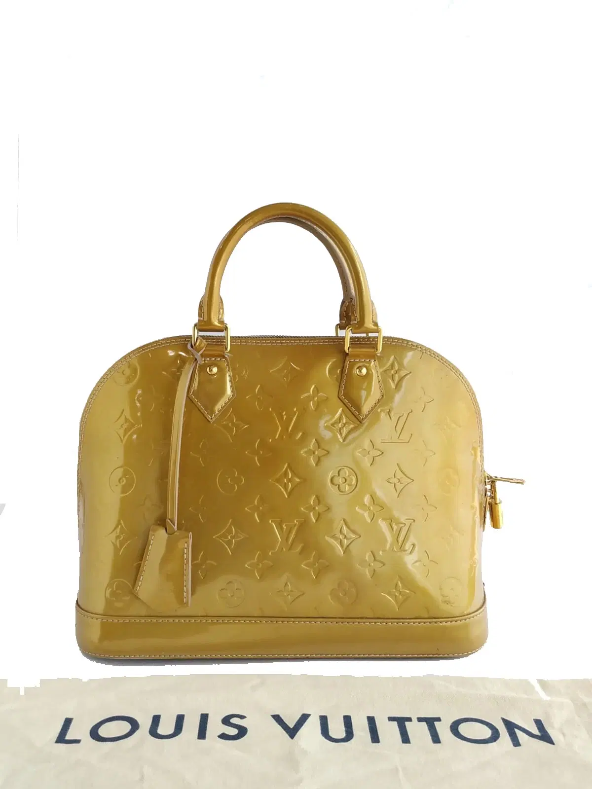 Louis Vuitton Monogram Vernis Alma PM Bag