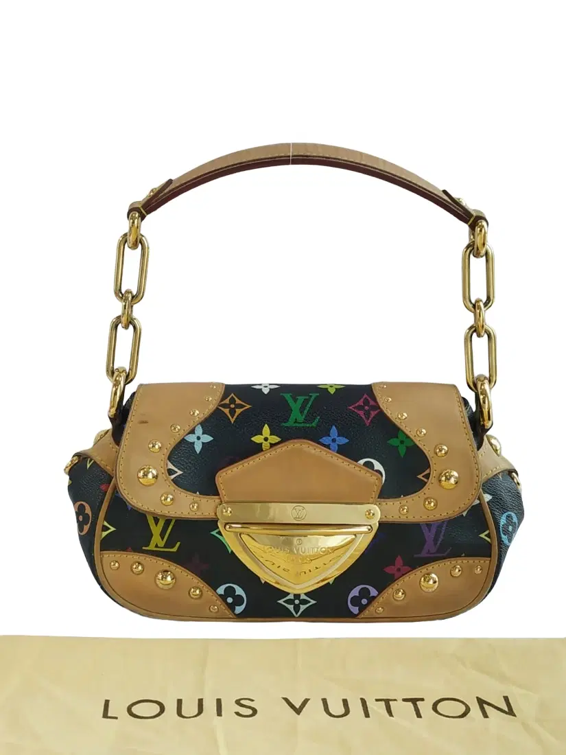 Louis Vuitton Black Monogram Multicolore Marilyn Bag