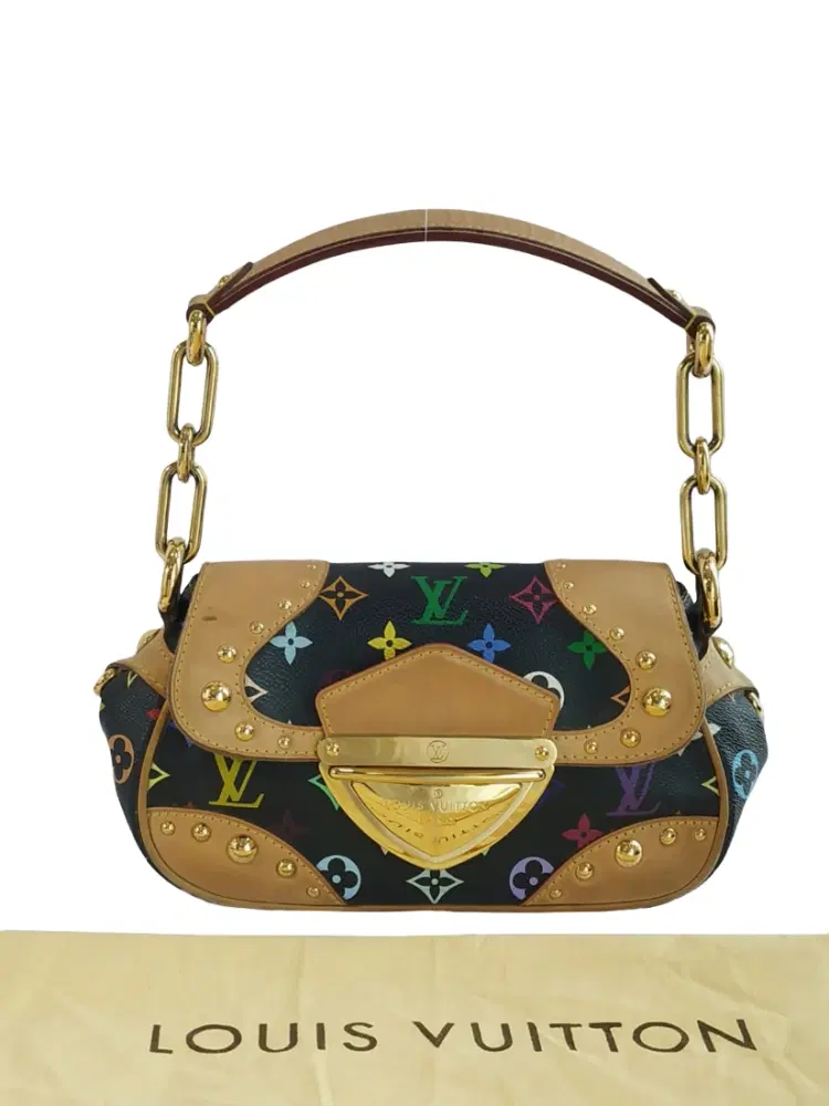 Louis Vuitton Black Monogram Multicolore Marilyn Bag-Hover-Image