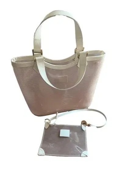 Louis Vuitton Plage Lagoon White Vinyl Epi Mini Beach Tote