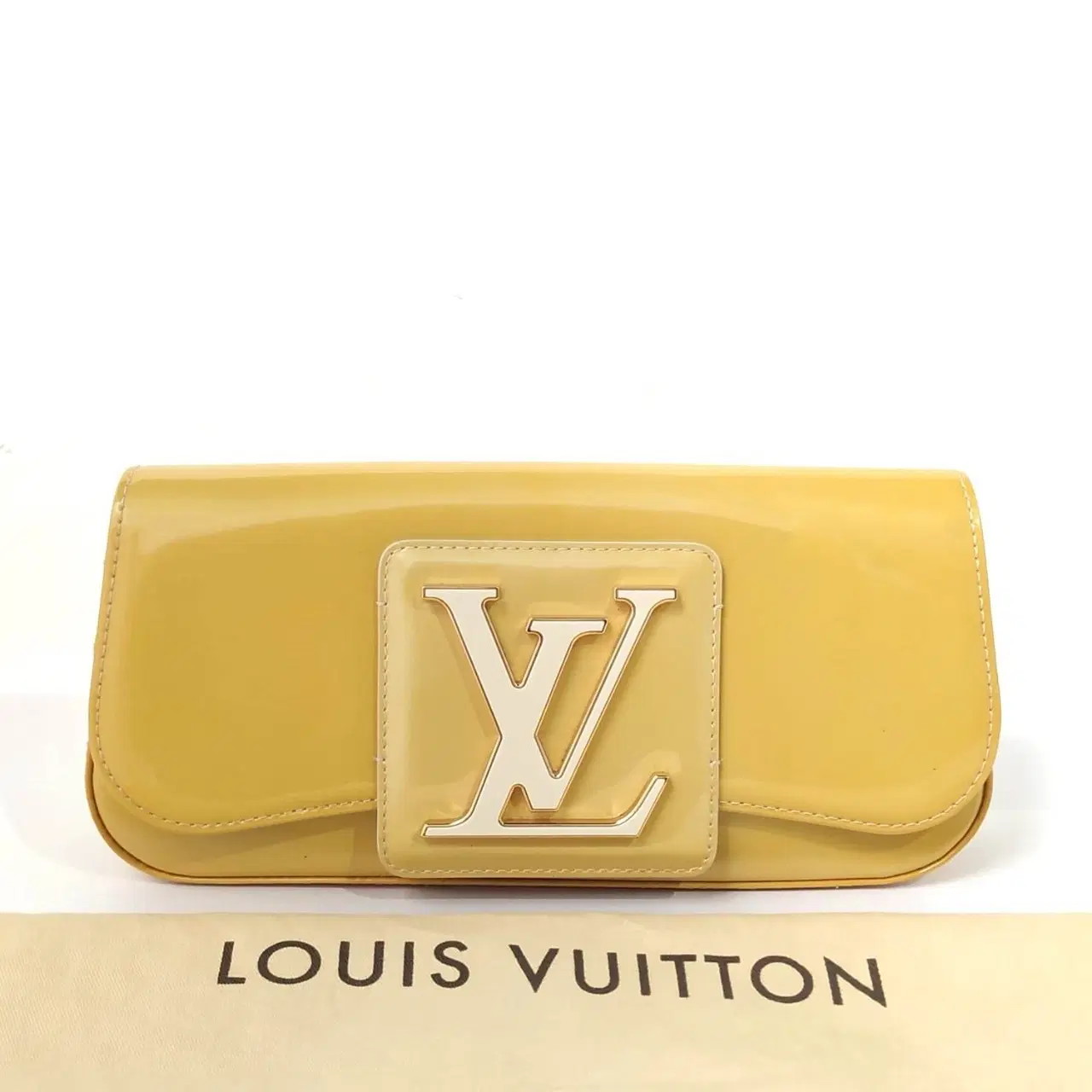 Louis Vuitton Patent Leather Sobe Clutch
