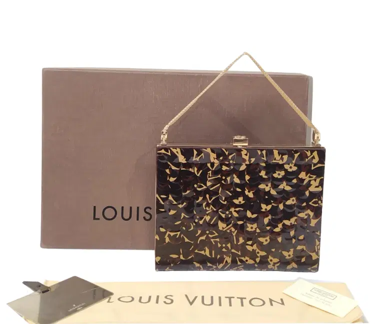Louis Vuitton Sequin Chain Clutch-Hover-Image