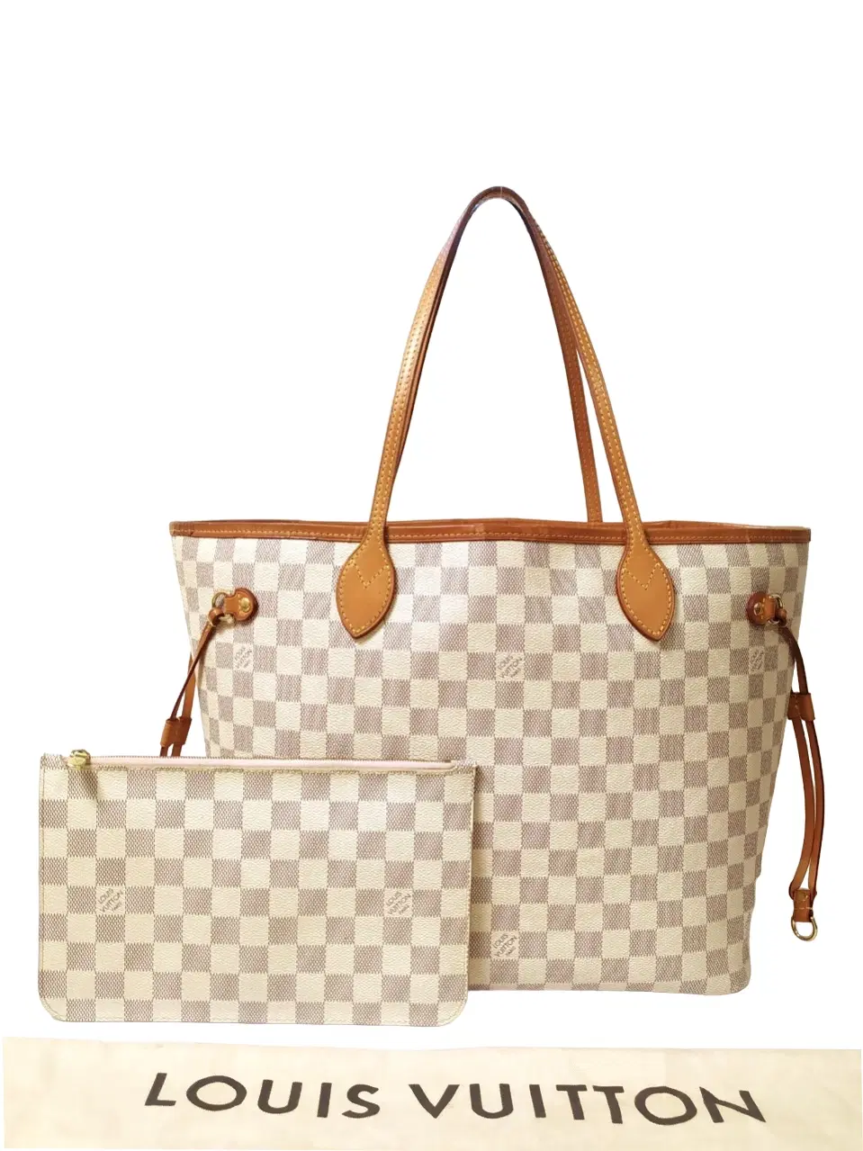 Louis Vuitton Damier Azur Canvas Neverfull MM Tote
