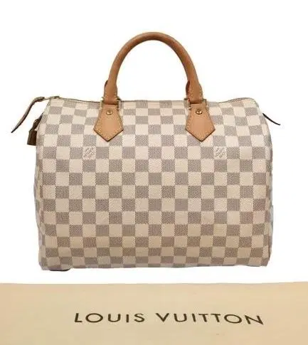 Louis Vuitton Damier Azure Canvas Speedy 30 Handbag-Hover-Image