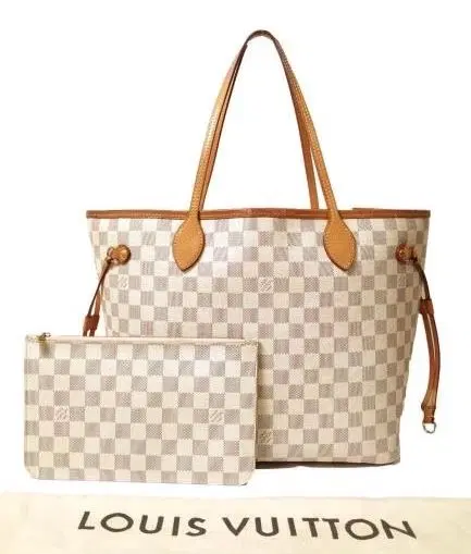 Louis Vuitton Damier Azur Canvas Neverfull MM Tote
