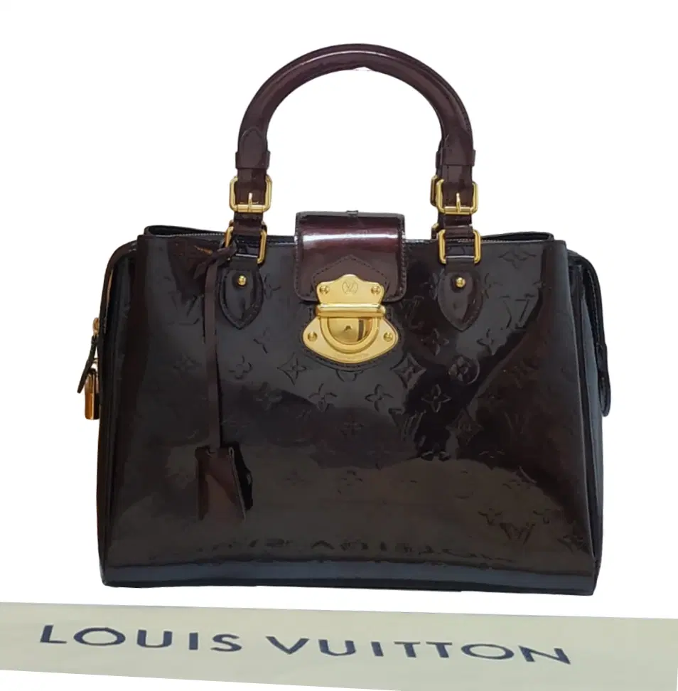 Louis Vuitton Amarante Monogram Vernis Melrose Avenue Bag