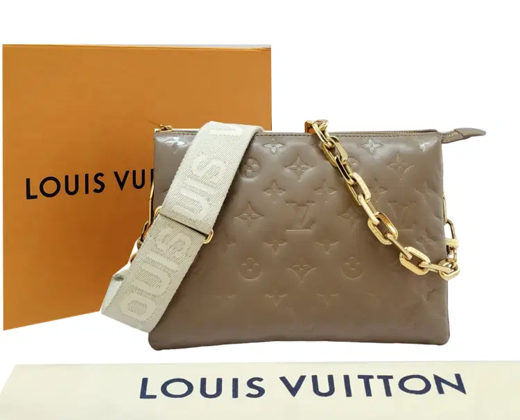 Louis Vuitton Monogram-Embossed Coussin PM Shoulder Bag-Hover-Image
