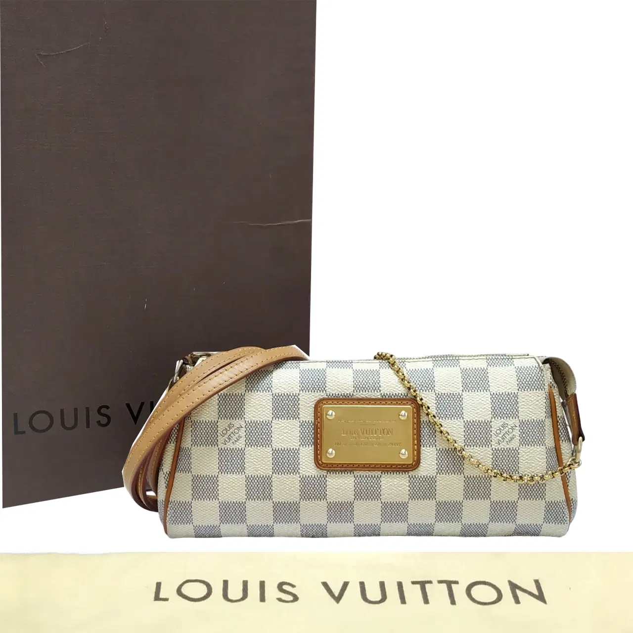 Louis Vuitton Damier Azur Eva Clutch