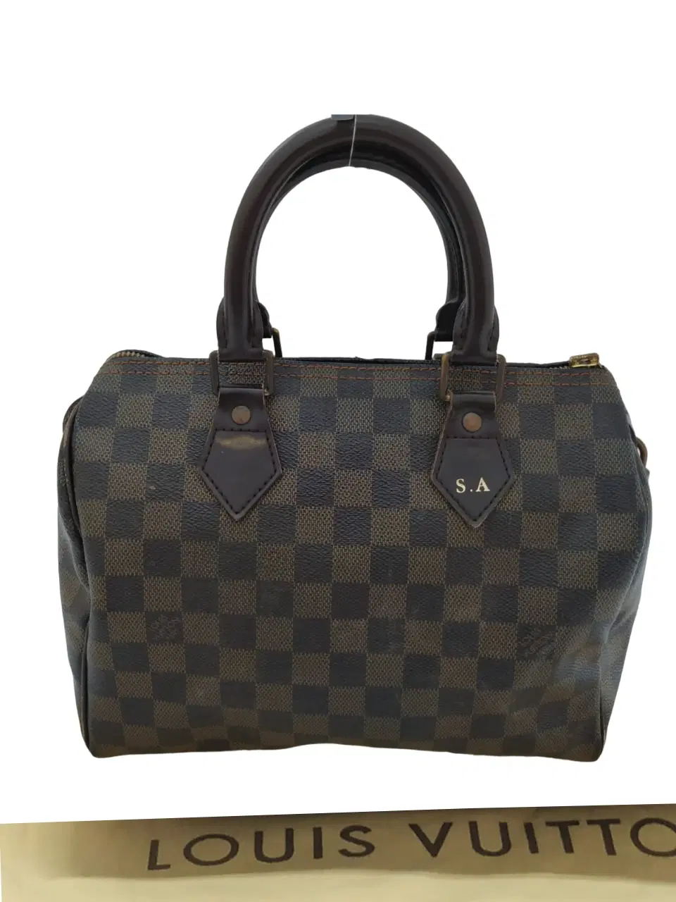 Louis Vuitton Brown Damier Ebene Canvas Speedy 25 Bag
