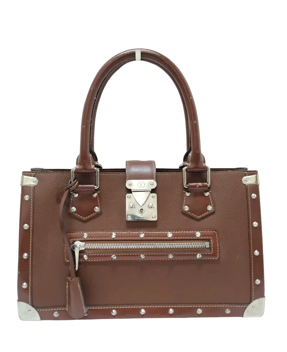 Suhali Le Fabuleux Brown Leather Top Handle Bag