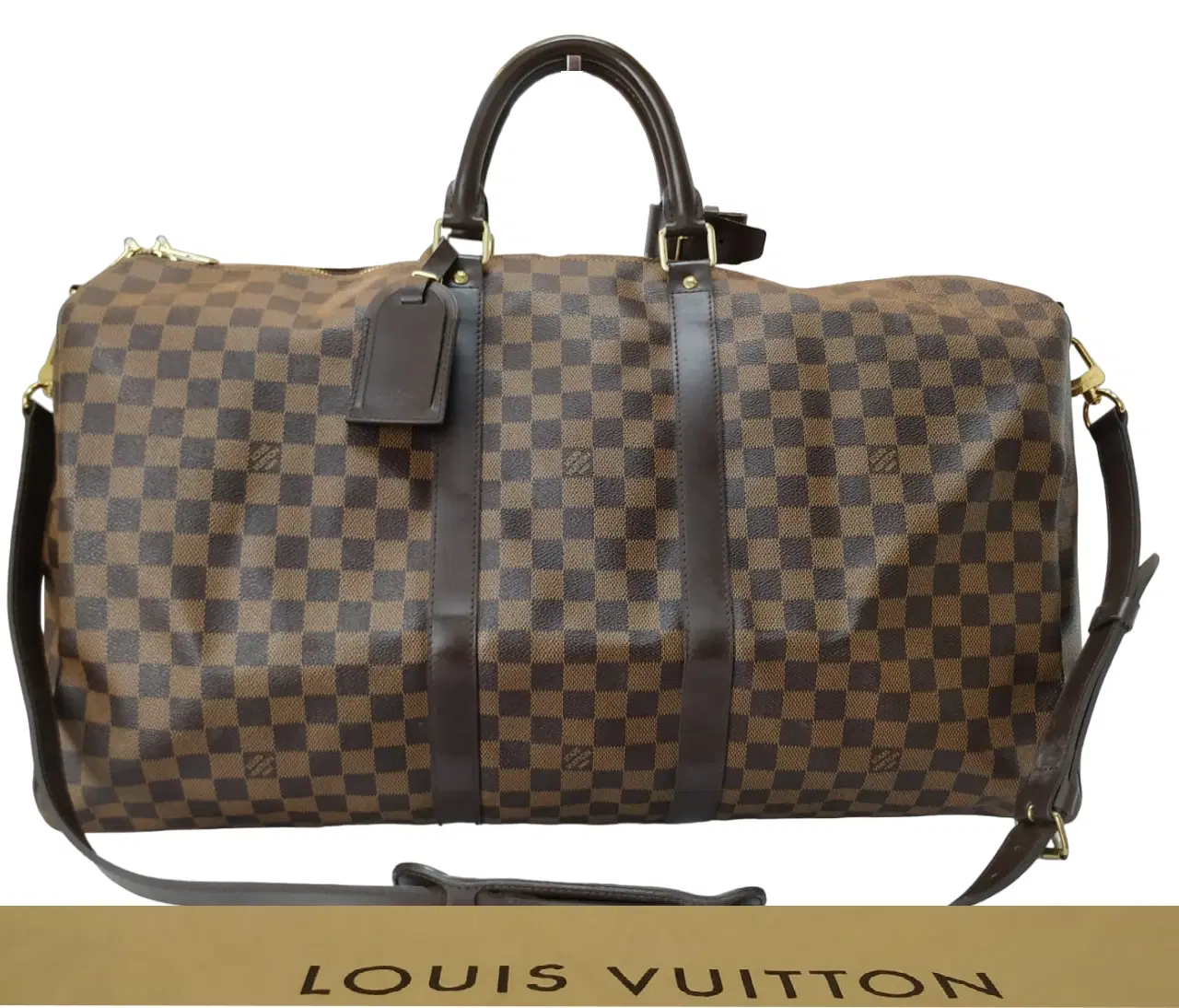 Louis Vuitton Monogram Damier Ebene Travel Handbag