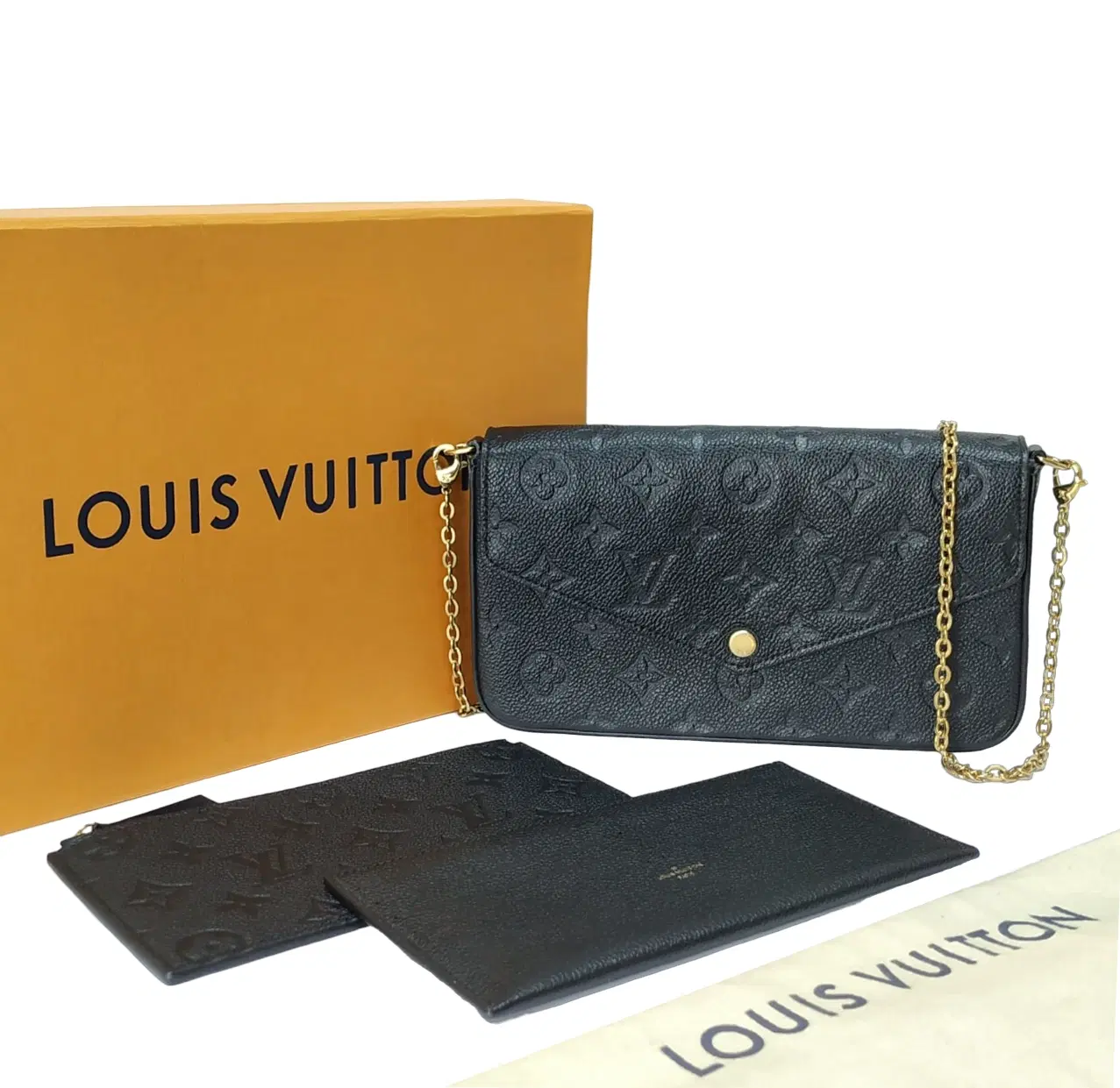 Louis Vuitton Monogram Empreinte Leather Felicie Pochette
