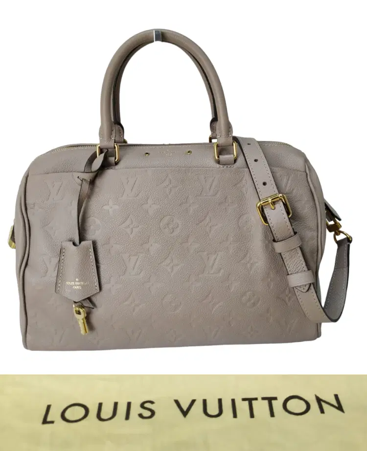 Louis Vuitton Monogram Empreinte Leather Speedy 30 Bandouliere Bag-Hover-Image
