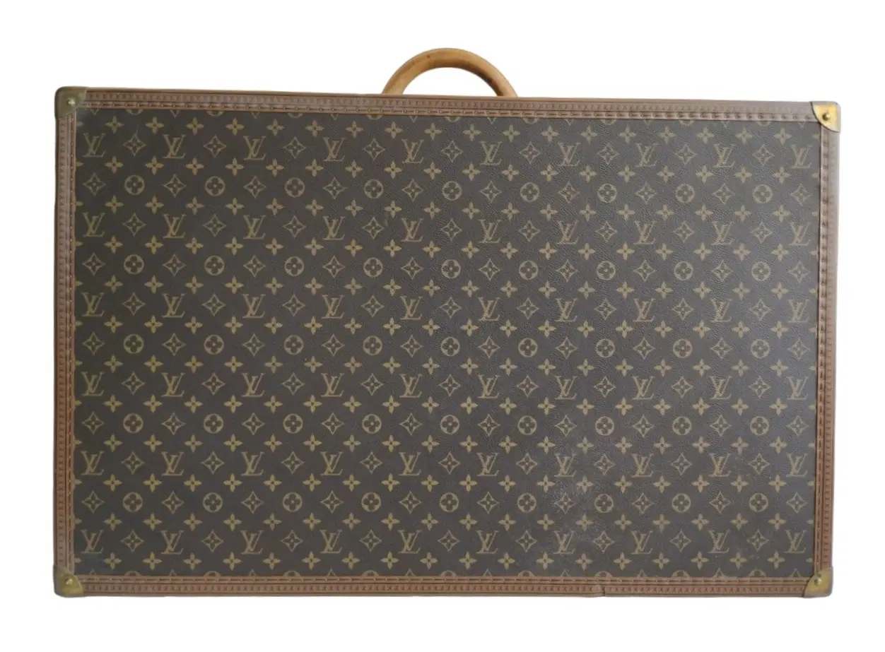 Louis Vuitton Monogram Canvas Alzer 80 Trunk Suitcase