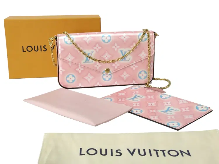 Louis Vuitton Monogram Vernis Felicie Valentine Neon Edition Pochette-Hover-Image