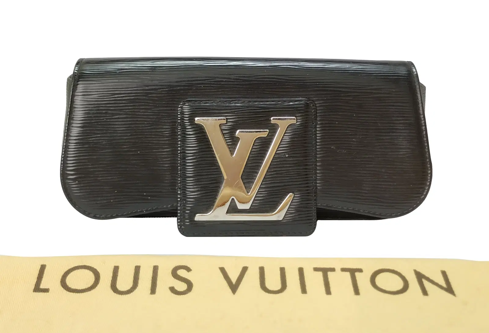 Louis Vuitton Black Electric Epi Leather Sobe Clutch