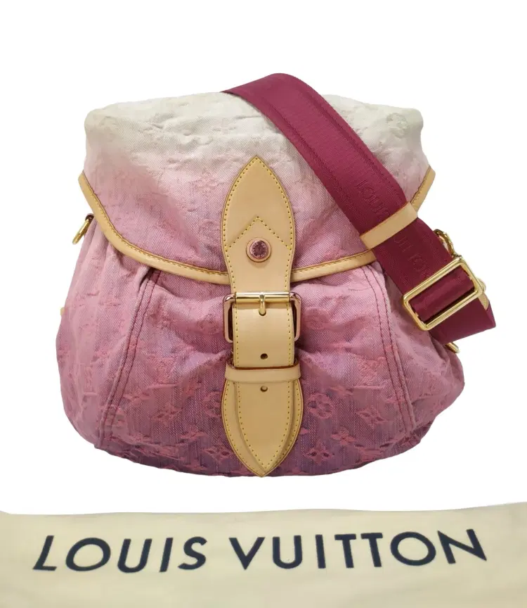 Louis Vuitton Monogram Denim Leather Limited Edition Sunshine Bag-Hover-Image