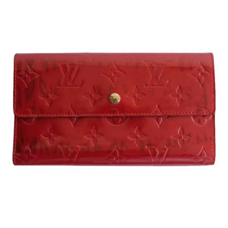 Louis Vuitton Monogram Vernis Sarah Wallet Red-Hover-Image