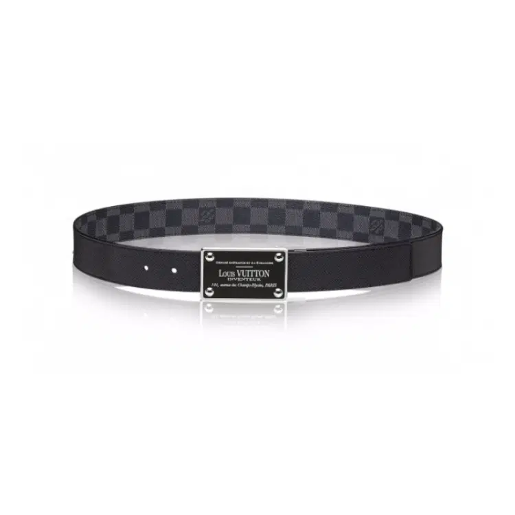 Louis Vuitton Inventeur 35mm Reversible Damier Graphite Belt-Hover-Image