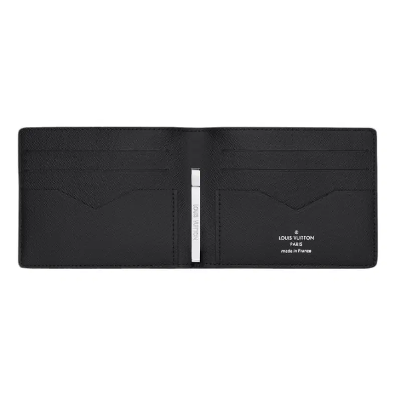 Louis Vuitton Pince Taiga Noir Men's Money Clip