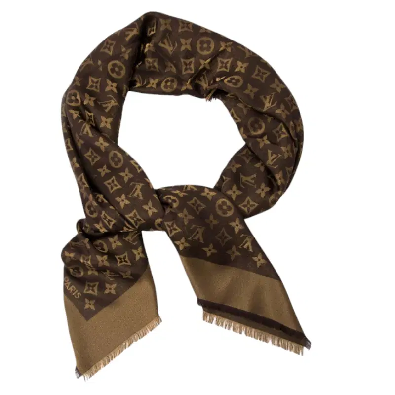 Louis Vuitton Brown Shine Monogram Shawl