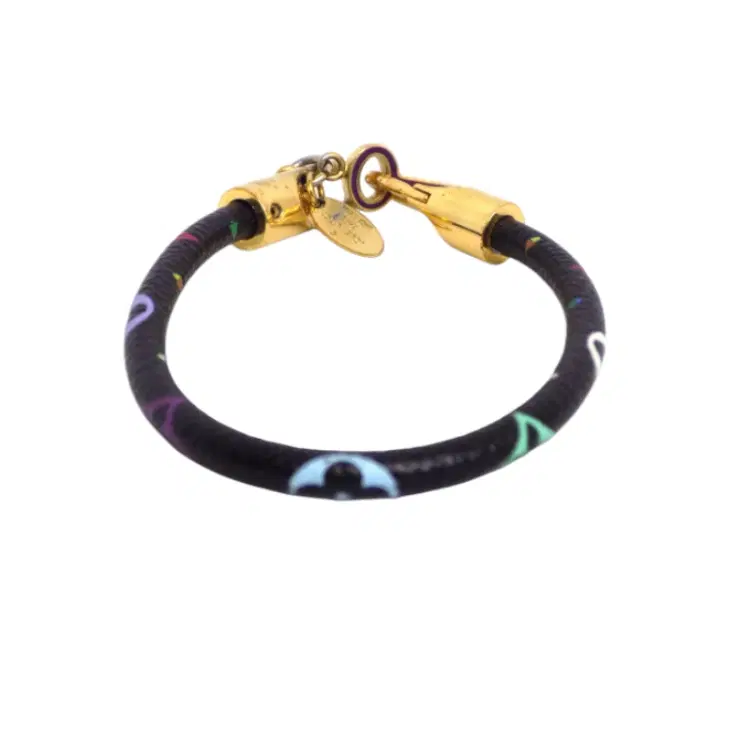 Louis Vuitton Black Luck It Monogram Multicolor Bracelet-Hover-Image
