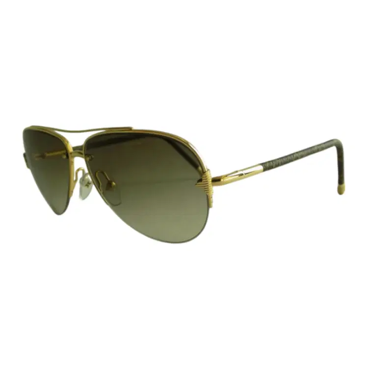 Louis Vuitton Goldtone Monogram Petite Viola Pilote Sunglasses-Hover-Image