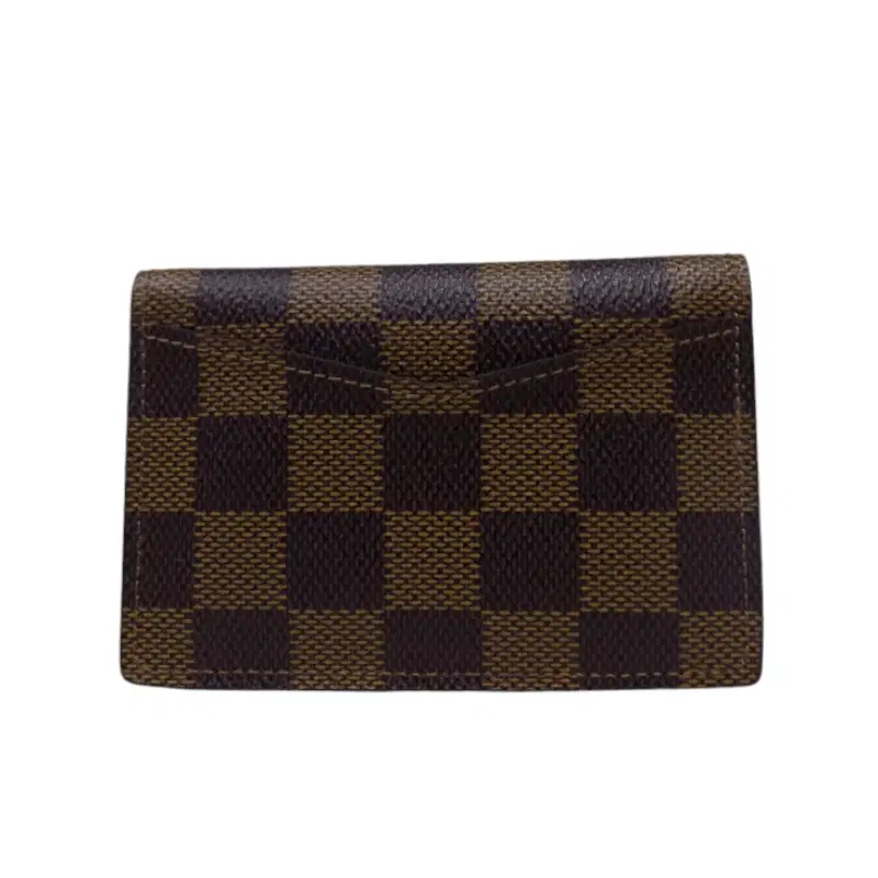 Louis Vuitton Brown Pocket Organizer Damier Ebene Wallet