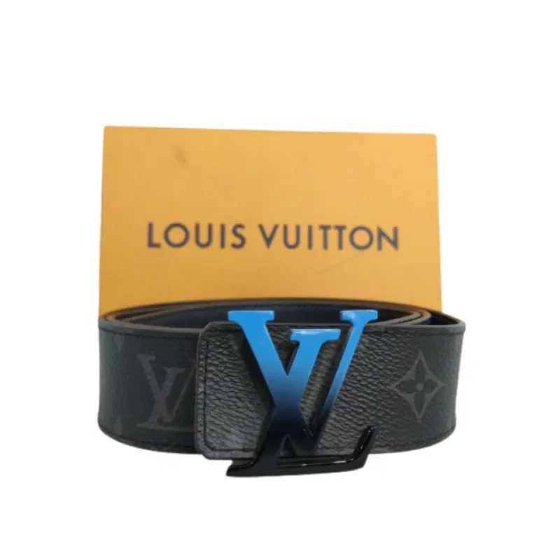 Louis Vuitton Monogram Eclipse LV Initiales Reversible Belt