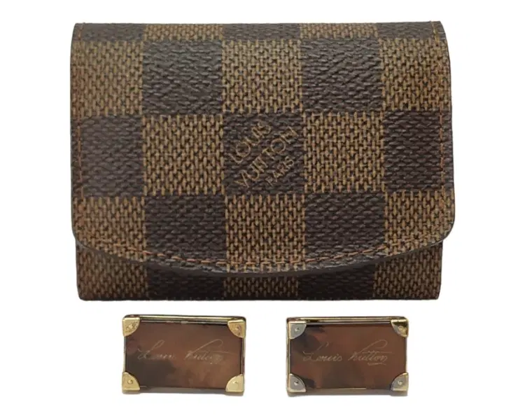 Louis Vuitton Signature Rectangular Cufflinks-Hover-Image