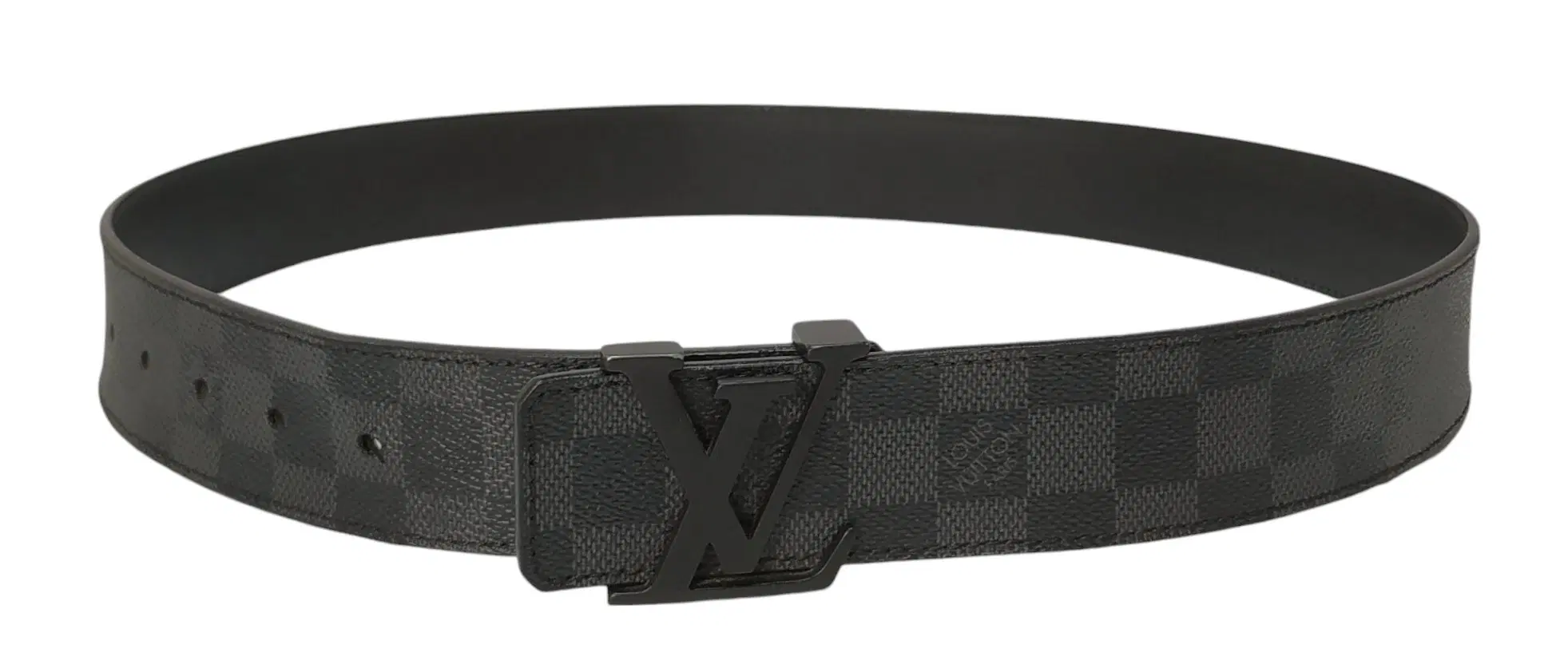 Louis Vuitton Damier Graphite LV Initiales Belt