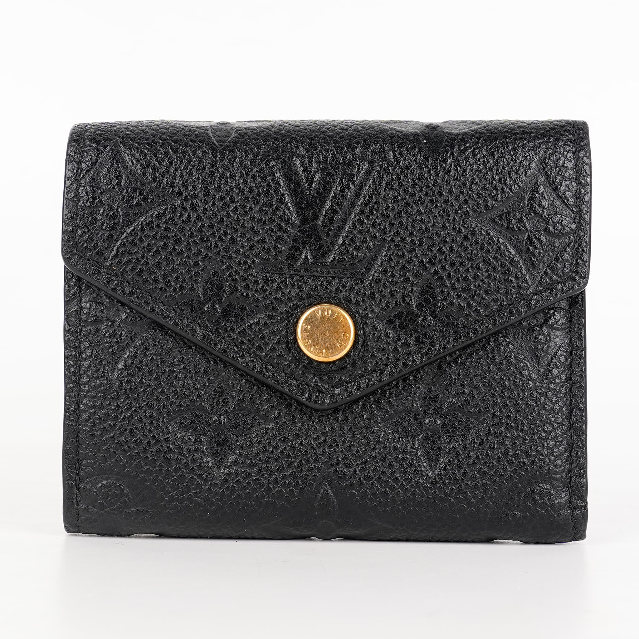 Louis Vuitton Zoe Wallet in Black Monogram Empreinte Leather