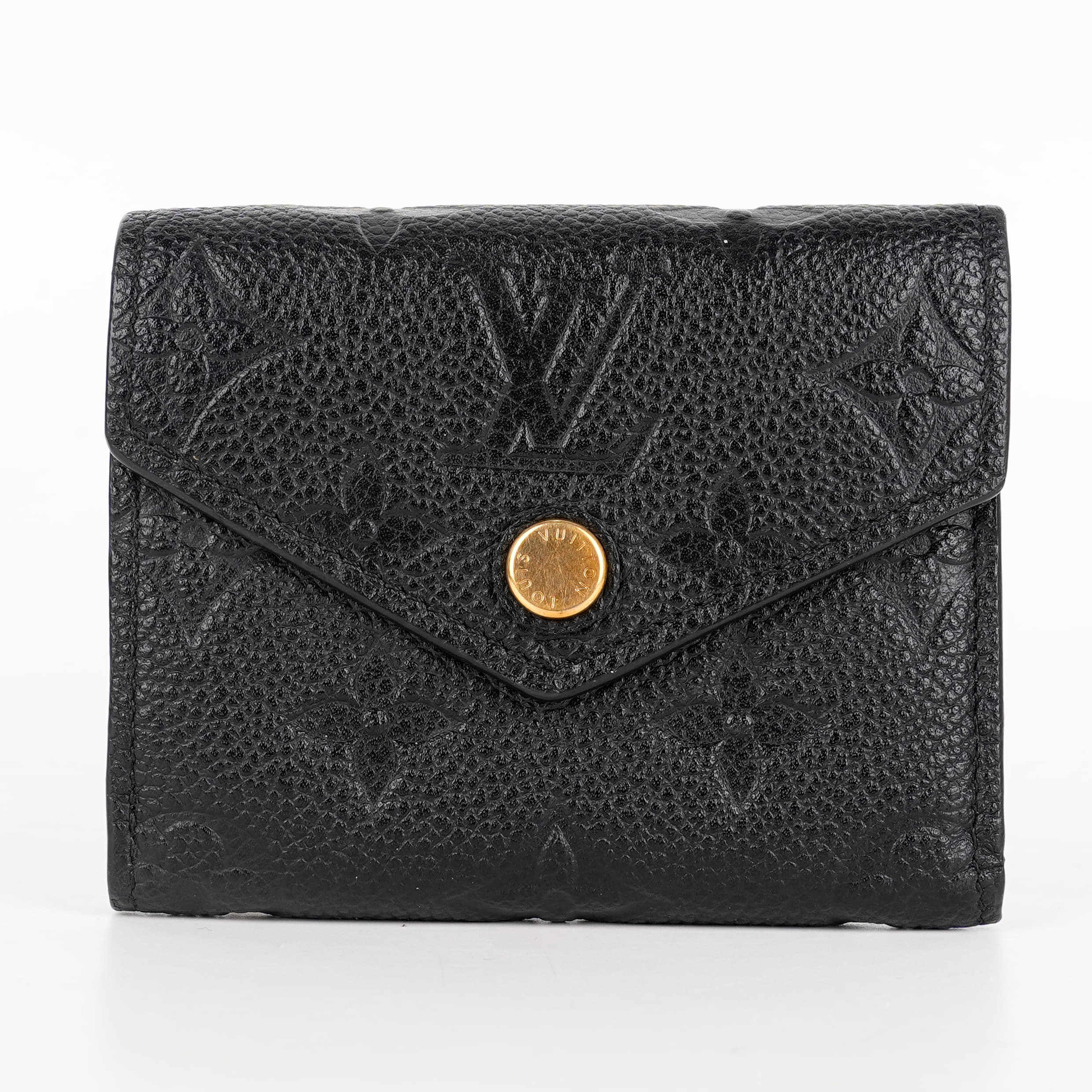 Louis Vuitton Zoe Wallet in Black Monogram Empreinte Leather