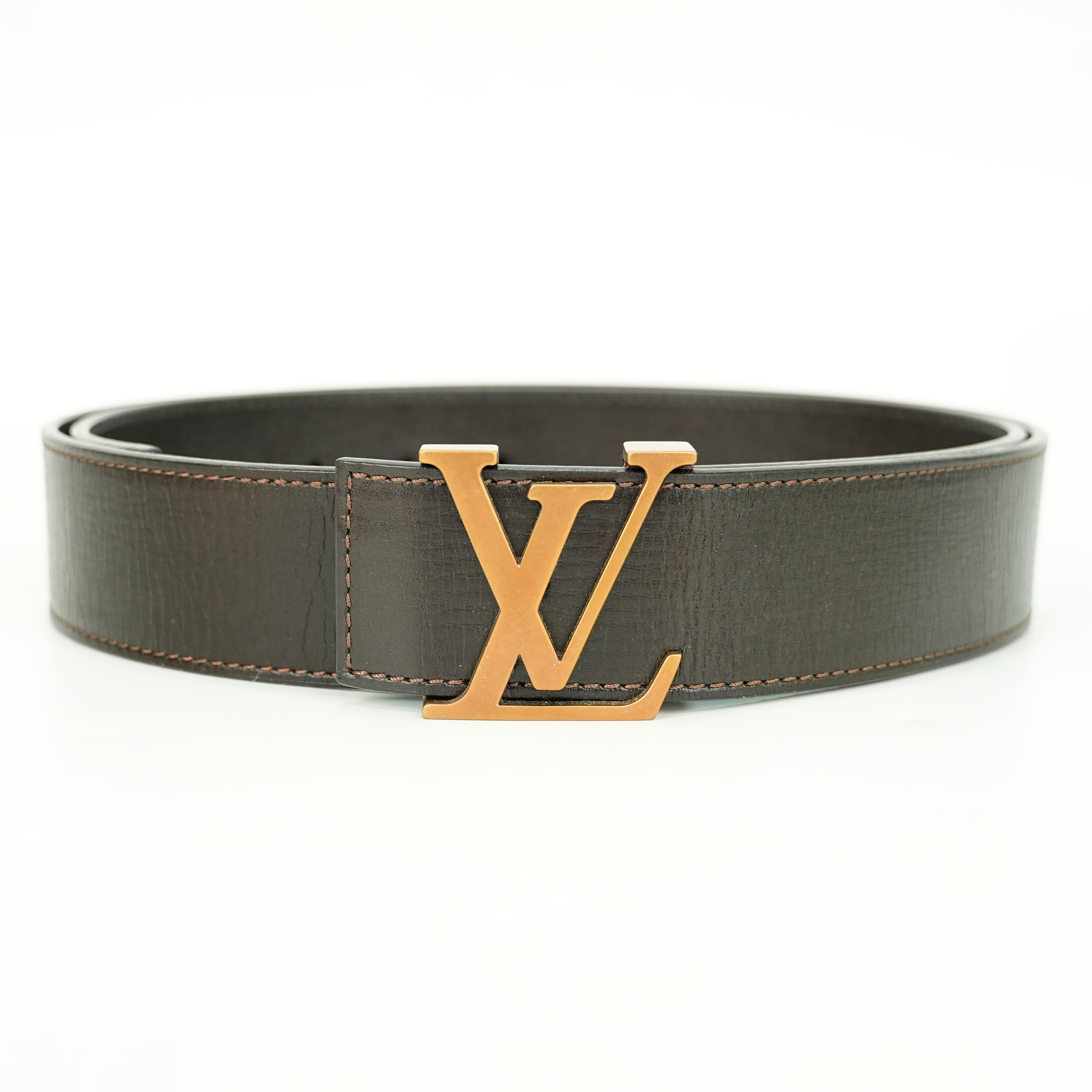 Louis Vuitton Brown Leather Belt