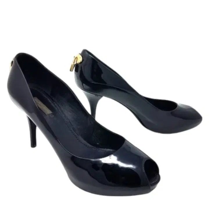 Louis Vuitton Patent Leather Oh Really Peep-Toe Pumps-Hover-Image