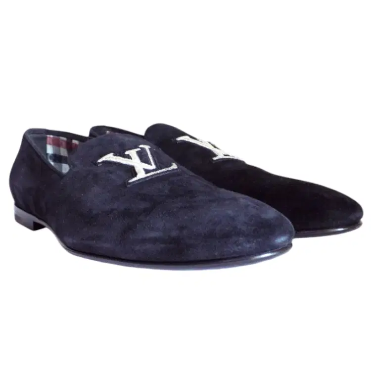 Louis Vuitton Black Suede Moccasin Loafer-Hover-Image