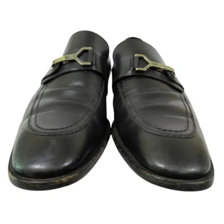 Louis Vuitton Mens Black Buckle Dress Shoes-Hover-Image